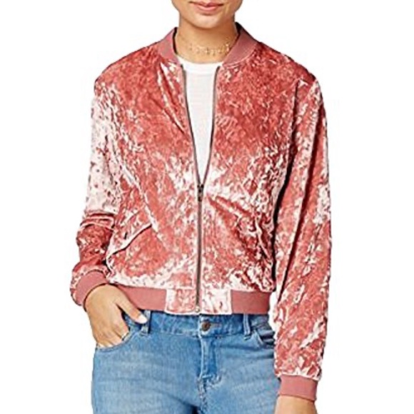 Freshman Jackets & Blazers - Pink bomber jacket size M